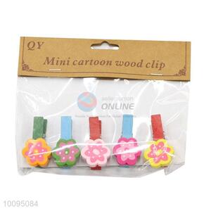 Mini Cartoon Creative Wooden Clips