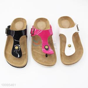 Fashion summer patent PVC flip flops