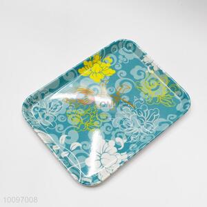 Exquisite Flowers Pattern Food Grade Bread Dessert Tray