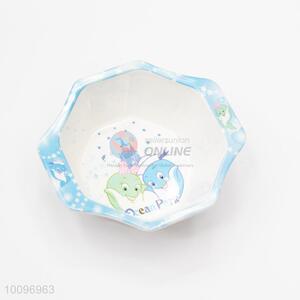 Blue Salad Dessert Food Holder Melamine Bowl