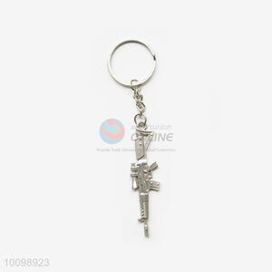 Long Gun Shaped Key Chain