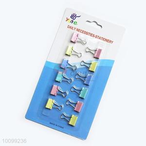 12pcs Colorful Binder Clips Set