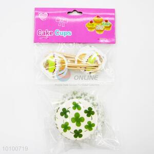 Promotional Paper Cake Cups & Fruit Toothpicks Set