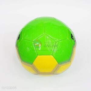 Green pvc soccer football for wholesale