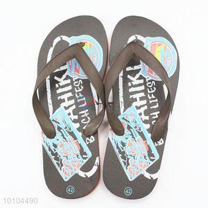 Fashion men PE beach flip flops