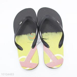 Fashion pe material beach flip flop for men