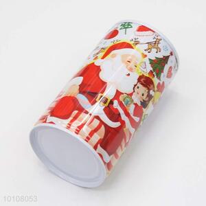 Wholesale santa claus printed tinplate money bank saving box