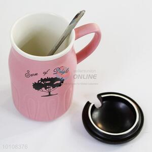 2016 Pink milk mug ceramic cup