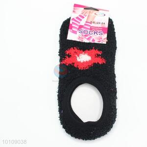 Black antiskid ship socks for wholesale