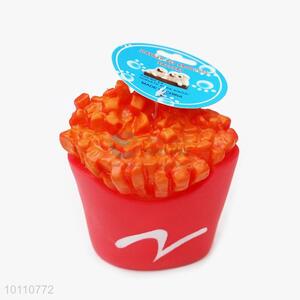 Creative Design French fries Vinyl Pet Toy