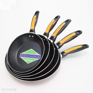 6 Sizes Flat Bottom Pot No Lampblack with Colorful Handle