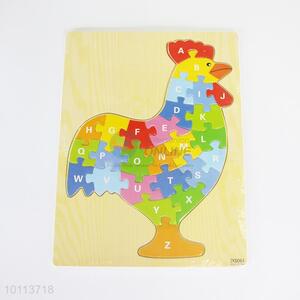 Cheap promtoional rooster letters children puzzle