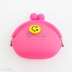Rose Red Silicone Coin Purse,Coin Holder,Coin Pouch