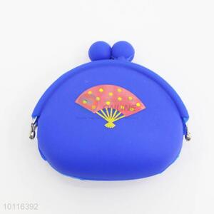 Blue Silicone Coin Purse,Coin Holder,Coin Pouch