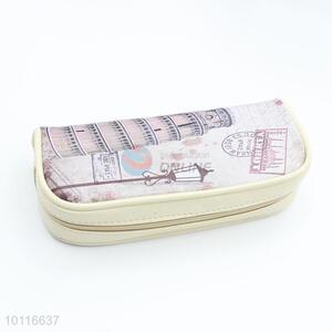 Distinguished Italy building zipper pen bag/pencil bag