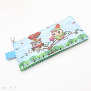 New arrival owl couples printed zipper pen bag/pencil bag