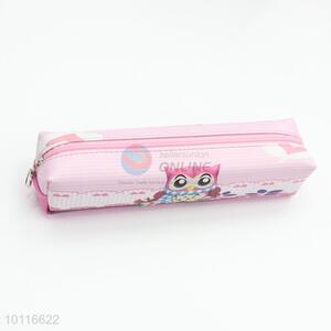 Good sale owl printed zipper pen bag/pencil bag