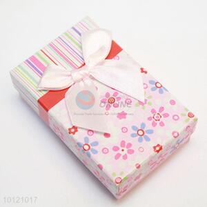 Pink Paper Box Jewelry Set Display Box