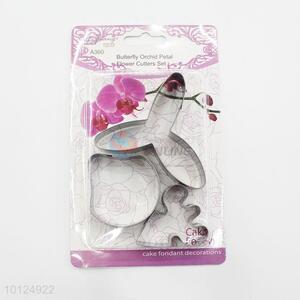 Cake fondant decorations butterfly orchid petal flower cutters set