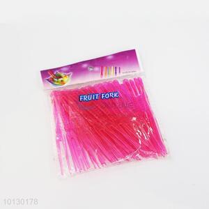 Best Selling Rose Red Fruit Fork for Party