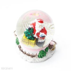 Top sale popular Father Christmas resin crystal ball