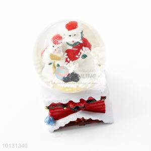 Kid favorite snowman resin crystal ball for sale