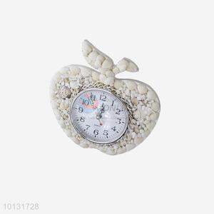 Fashion home decorated apple shape clock