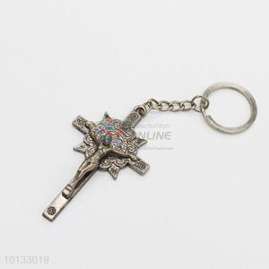 Wholesale Supplies Cross Design Key Chain for Decoration