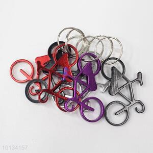 Cheap Waolesale Quality Bike Shape Aluminum Key Chains