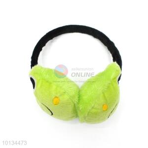 Custom Green Frog Shape Warm Earmuff