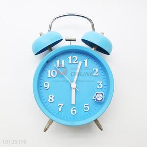 Wholesale Supplies Blue Round Alarm Clock