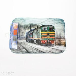 Vintage style train printing door Mat