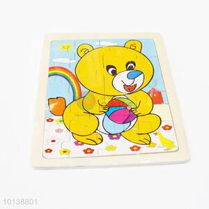 Cartoon Bear Wooden Puzzle/Jigsaw For Kids