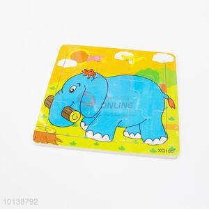 Cartoon Elephant Wooden Puzzle/Jigsaw For Kids