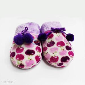 Factory High Quality Cherry Design Household Warm Slipper