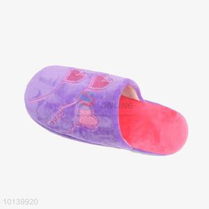 Simple popular design cheap cotton slipper