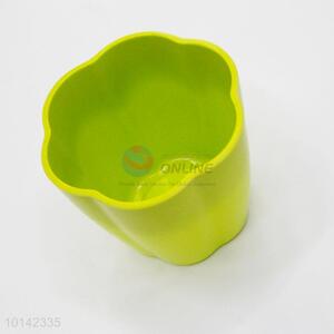 Factory direct green melamine flowerpot/plant pot