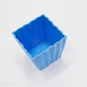 Unique design blue melamine flowerpot/planter pot