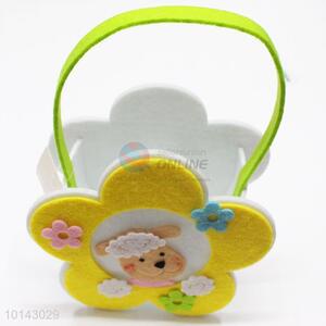 Flower shaped sheep craft packet/non-woven bag