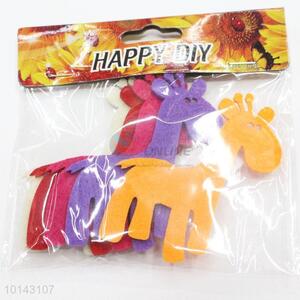 Cartoon deer adhesive craft set/DIY non-woven decorative craft