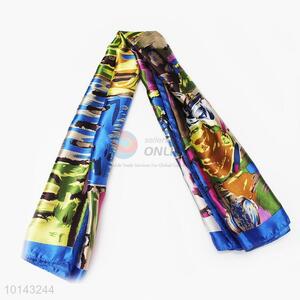 Creative Design Women Printing Silk Scarf