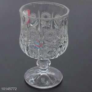 Glasswork thick goblet glass wine cup