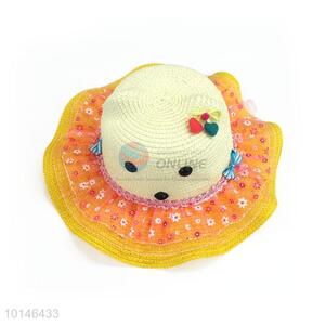 Cartoon Design Bowler Hat Child Hat With Color Decoration