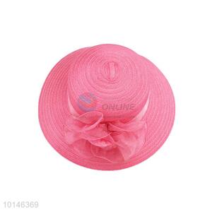 Women's Beach Cap/Sun Hat With Flowervoice