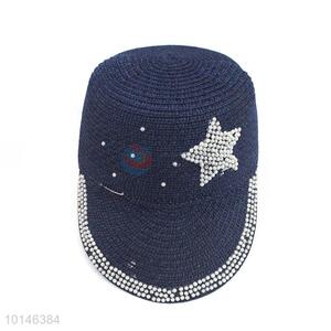 Fashion Kids Baseball Cap Sunhat With Pearl