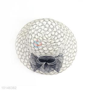 Wholesale Round Paper Straw Cap With Decoration