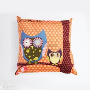 Lovely Owl Printing Square Pillow