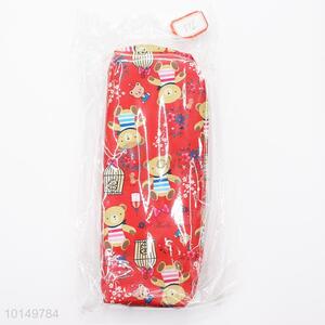 China manufacturer lovely bear printed pencil case