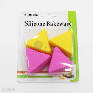 High Quality Silicone Cake Molds in Triangle Shape