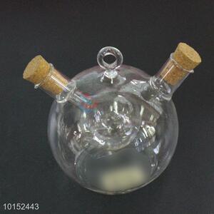 Lovely Shaped Glass Oil and Vinegar Bottles Condiment Bottles Vinegar Gravy Boats Cooking Tools